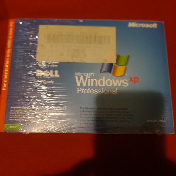 NEW SEALED DELL MICROSOFT 0R2527 WINDOWS XP PROFESSIONAL SOFTWARE WARE CD CDROM - Picture 1 of 2